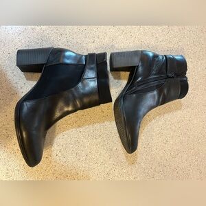 Clarks Black Ankle Booties